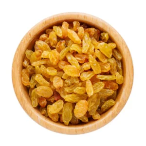 Golden Seedless Raisins 250g — AKY Family — bowl photo