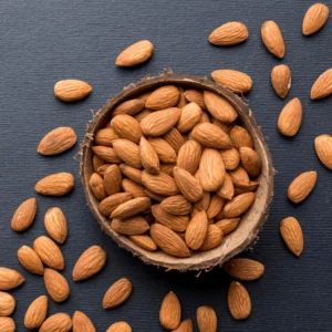 Premium Kashmiri Almonds 250g — AKY Family — bowl photo