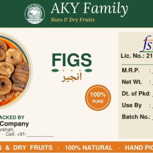 Premium Dried Figs Anjeer 250g pack — AKY Family